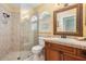 Bathroom featuring a shower, toilet, and vanity at 2983 Wentworth Way, Tarpon Springs, FL 34688