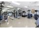 Community gym with cardio and weight training equipment at 8001 Sailboat Key S Blvd # 204, St Pete Beach, FL 33707