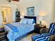 Comfortable bedroom with a queen-size bed and relaxing decor at 1460 Gulf Blvd # 1212, Clearwater Beach, FL 33767