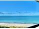 Stunning ocean view from a condo, showing beach and water at 1460 Gulf Blvd # 1212, Clearwater Beach, FL 33767