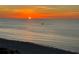 Spectacular sunset over the ocean, offering breathtaking views from the property at 1460 Gulf Blvd # 1212, Clearwater Beach, FL 33767