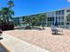 Lovely community fountain and seating area, the perfect place to relax and unwind at 6201 2Nd E St # 73, St Pete Beach, FL 33706