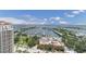 Stunning aerial view showcasing waterfront, city views, and marina at 100 1St N Ave # 2205, St Petersburg, FL 33701