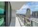 Private balcony boasting stunning city views and a relaxing atmosphere at 100 1St N Ave # 2205, St Petersburg, FL 33701