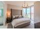 Luxurious bedroom with a comfortable bed and city views at 100 1St N Ave # 2205, St Petersburg, FL 33701