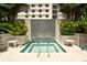 Relaxing hot tub with waterfall feature at 100 1St N Ave # 2205, St Petersburg, FL 33701