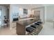 Gourmet kitchen boasting stainless steel appliances and large island at 100 1St N Ave # 2205, St Petersburg, FL 33701