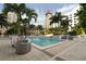 Relaxing pool area with lush landscaping at 100 1St N Ave # 2205, St Petersburg, FL 33701