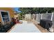 Backyard with shed, patio, and grill at 2312 22Nd Sw Ave, Largo, FL 33774