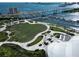 Aerial view of waterfront park and marina at 100 Pierce St # 703, Clearwater, FL 33756