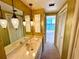 Bathroom with updated vanity and water views at 100 Pierce St # 703, Clearwater, FL 33756