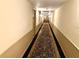 Elegant hallway with patterned carpet at 100 Pierce St # 703, Clearwater, FL 33756