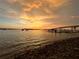 Stunning sunset over the water at 100 Pierce St # 703, Clearwater, FL 33756
