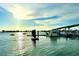 Scenic waterfront view at sunset at 100 Pierce St # 703, Clearwater, FL 33756