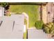 Aerial view showcasing the house and backyard at 716 14Th Ne Ave, St Petersburg, FL 33701