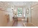 Stylish bathroom with pink tile, marble vanity, and glass shower at 716 14Th Ne Ave, St Petersburg, FL 33701