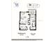 Two-bedroom, two-bath penthouse floor plan at 411 E Shore Drive # Ph10, Clearwater Beach, FL 33767