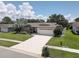 Housetop view showing the home's layout and surrounding landscape at 2098 Swan Ln, Safety Harbor, FL 34695