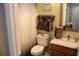 Clean bathroom with shower/tub combo and updated vanity at 6546 Marlberry Way, Largo, FL 33773