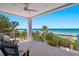 Relaxing balcony with stunning ocean views at 2 4Th Ave, Indian Rocks Beach, FL 33785