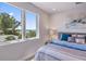 Serene bedroom with ocean view and stylish decor at 2 4Th Ave, Indian Rocks Beach, FL 33785