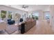 Bright and airy living room with ocean views and comfy seating at 2 4Th Ave, Indian Rocks Beach, FL 33785
