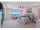 Spacious main bedroom with ocean view and sitting area at 2 4Th Ave, Indian Rocks Beach, FL 33785