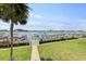 Community boat docks with many boats and water access at 660 Island Way # 401, Clearwater, FL 33767