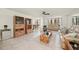 Living room with tiled floors and window views at 660 Island Way # 401, Clearwater, FL 33767
