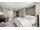 Spacious bedroom featuring built-in storage and comfortable seating at 7000 Beach Plz # 505, St Pete Beach, FL 33706