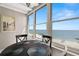 Dining area showcasing ocean view at 7000 Beach Plz # 505, St Pete Beach, FL 33706