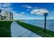 Scenic walkway offering peaceful bay views at 300 Woodette Dr # 202B, Dunedin, FL 34698