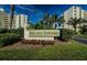 Photo of Island Towers building sign at 300 Woodette Dr # 202B, Dunedin, FL 34698