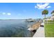 Private water access with steps to the water at 300 Woodette Dr # 202B, Dunedin, FL 34698
