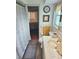 Cozy bathroom featuring a marble vanity top and decorative accents at 1172 Chelsea Ln, Holiday, FL 34691