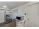 Modern kitchen with white cabinets, quartz countertops and stainless steel appliances at 10162 115Th Ave, Largo, FL 33773