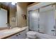 Clean bathroom featuring a shower and tub combination with a white tile surround at 163 Brent Cir, Oldsmar, FL 34677