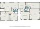 One-story house floor plan, featuring 3 bedrooms, 2 baths, living room, kitchen, and garage at 2827 29Th N Ave, St Petersburg, FL 33713