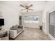 Bright office features tile floors, a comfortable couch, and plenty of natural light at 2827 29Th N Ave, St Petersburg, FL 33713