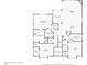 Floor plan for floor 2 shows office, bedroom, kitchen, living room, dining room, bathrooms and closets at 435 Westwinds Drive, Palm Harbor, FL 34683