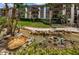 Peaceful water feature and walkway in a tropical condo community setting at 3021 Countryside Blvd # 28A, Clearwater, FL 33761