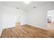 Light and airy bedroom with wood-look floors at 9333 Hialeah Ter, Port Charlotte, FL 33981
