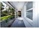 Front porch view of house, showing access to front door at 17734 1St E St, Redington Shores, FL 33708