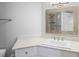 Bathroom with single sink vanity and a shower at 2333 Feather Sound Dr # A203, Clearwater, FL 33762