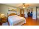 Large bedroom with walk-in closet and ceiling fan at 12607 Pecan Tree Dr, Hudson, FL 34669