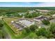 Aerial view of community center, tennis, pickleball courts at 2241 Merion Ct, Spring Hill, FL 34606
