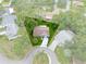 Aerial view highlighting home's location within the community at 2241 Merion Ct, Spring Hill, FL 34606