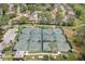 Community tennis courts with ample parking at 2241 Merion Ct, Spring Hill, FL 34606