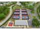 Eight community tennis and pickleball courts at 2241 Merion Ct, Spring Hill, FL 34606