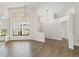 Bright dining room with hardwood floors and a chandelier at 9131 Haas Dr, Hudson, FL 34669